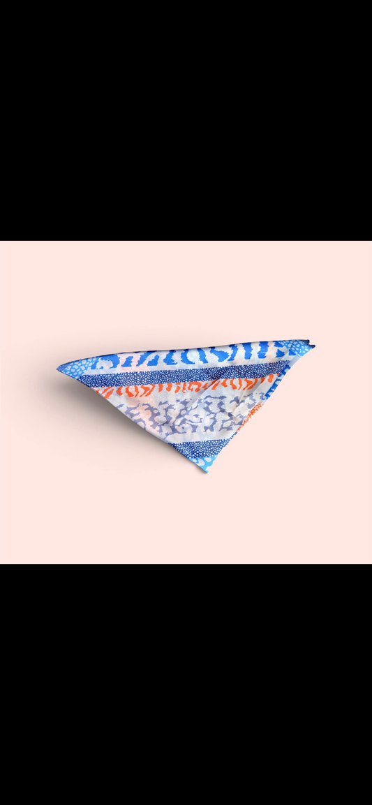 Abstract Leopard Print Bandana