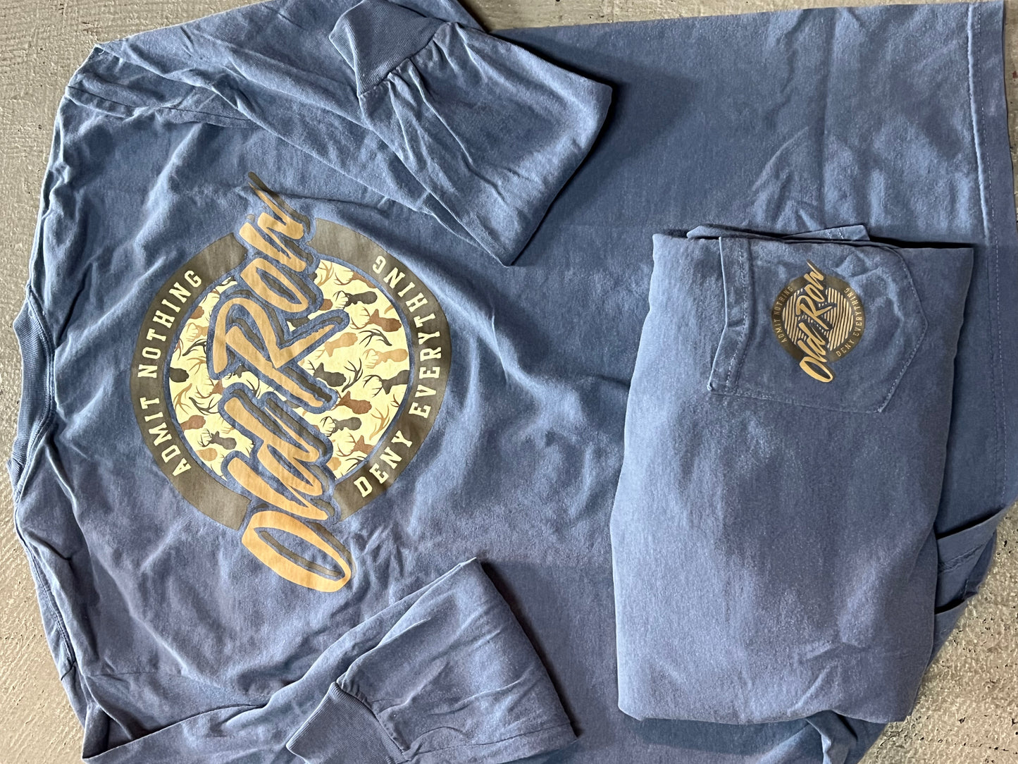 Old Row Deer Circle logo long sleeve