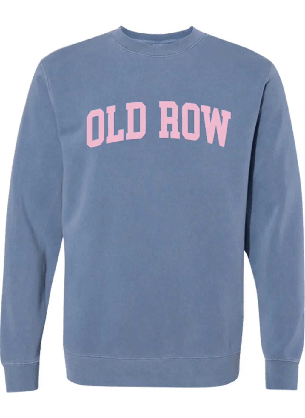 Old row navy  pigment dyed crewneck