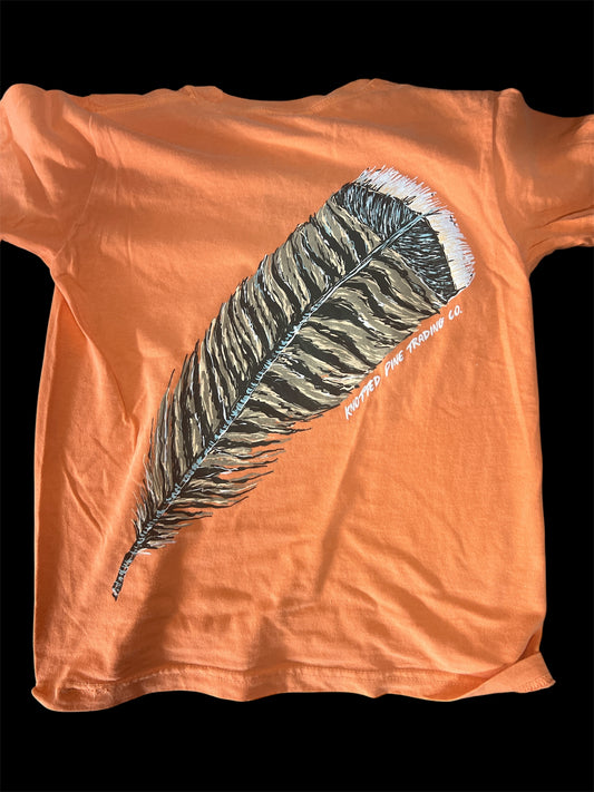 Knotted Pine Youth Melon Turkey Feather Tee
