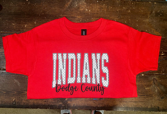 Simply You Youth Polka Dot "Indians" Tee