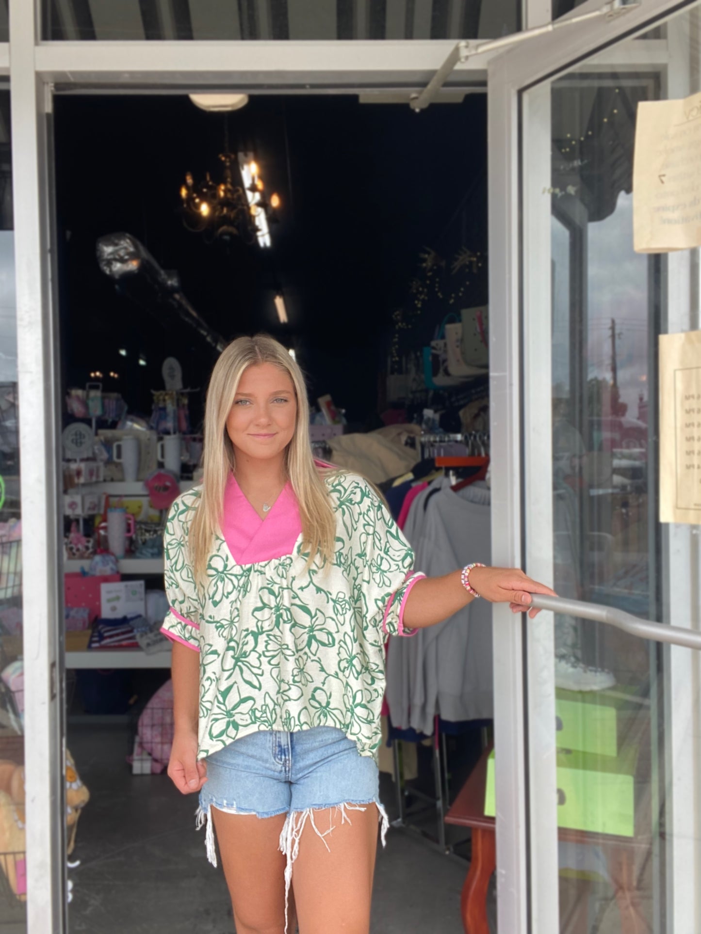 The MaryKate Print Blouse