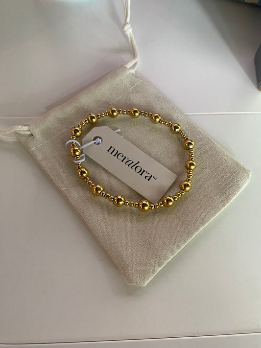 Meralora 6mm/3mm Beaded Bracelet