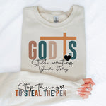 Simply You God is Still Writing Crewneck