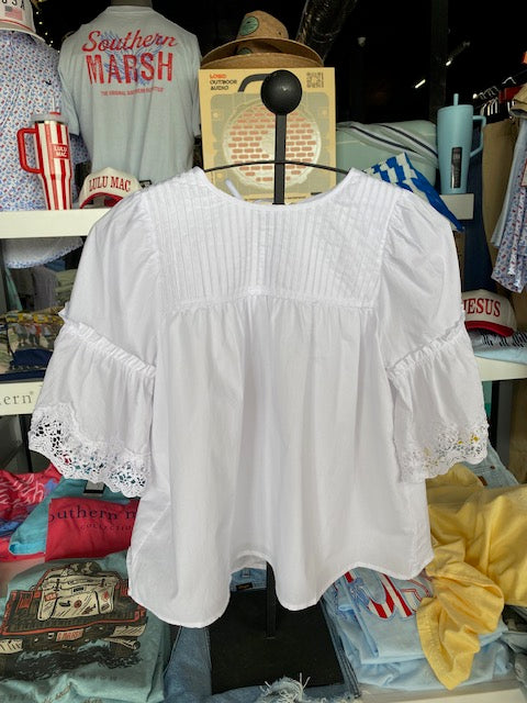 The White Magnolia Blouse