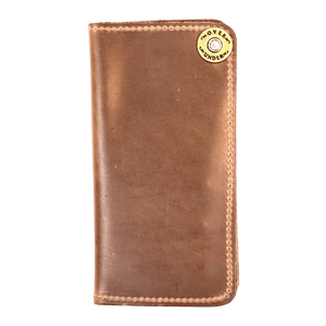 Over Under Horween Checkbook Wallet