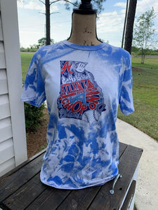 Simply You Bleached Braves GA State Tee