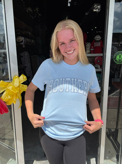 Southern Cotton Southern Stripes Arch Tshirt