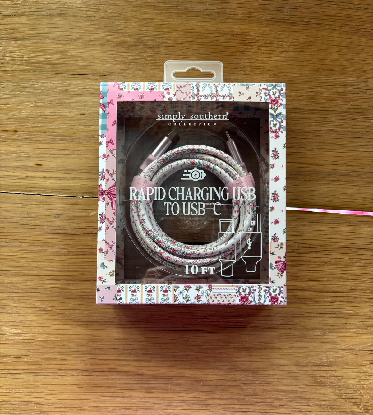 Simply Southern Rapid Charging USB to USB-C Charger