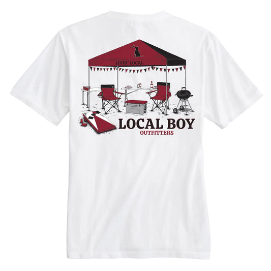 Local Boy Tailgate Scene White