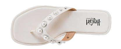 Corky's Jump In White Thong Sandals