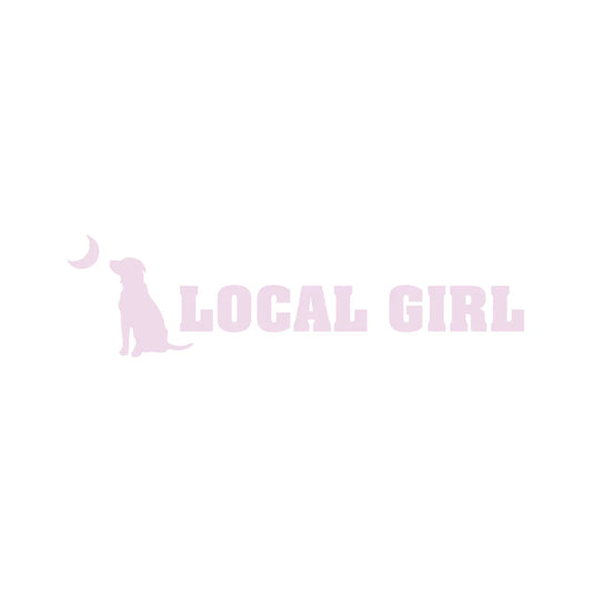 Local Girl Pink Logo Decal