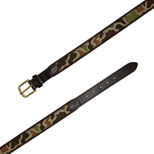 Local Boy Forest Camo Ribbon Belt