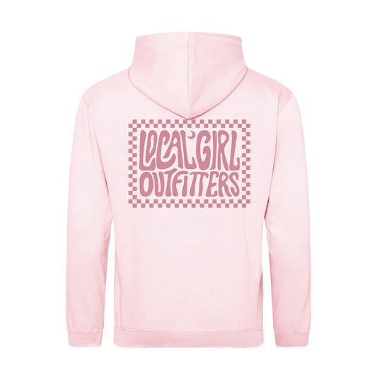 Local Girl Youth Checkered Charm Brushwood Hoodie