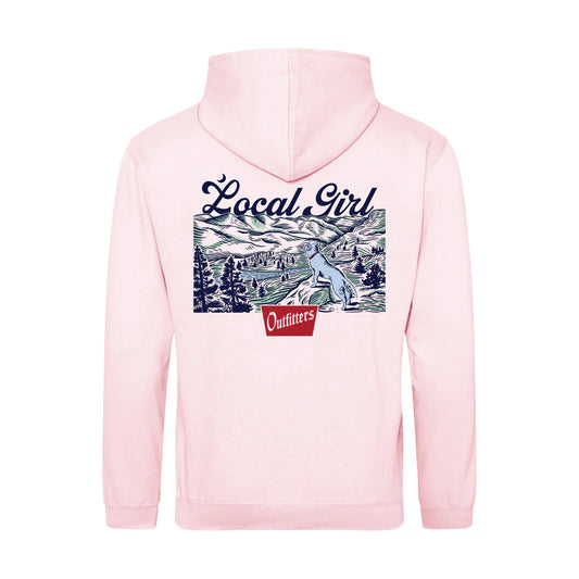 Local Girl Baby Pink LG Brushwood Hoodie - Lookout