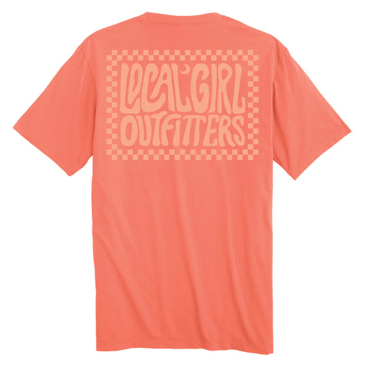 Local Girl Checkered Charm SS Tee
