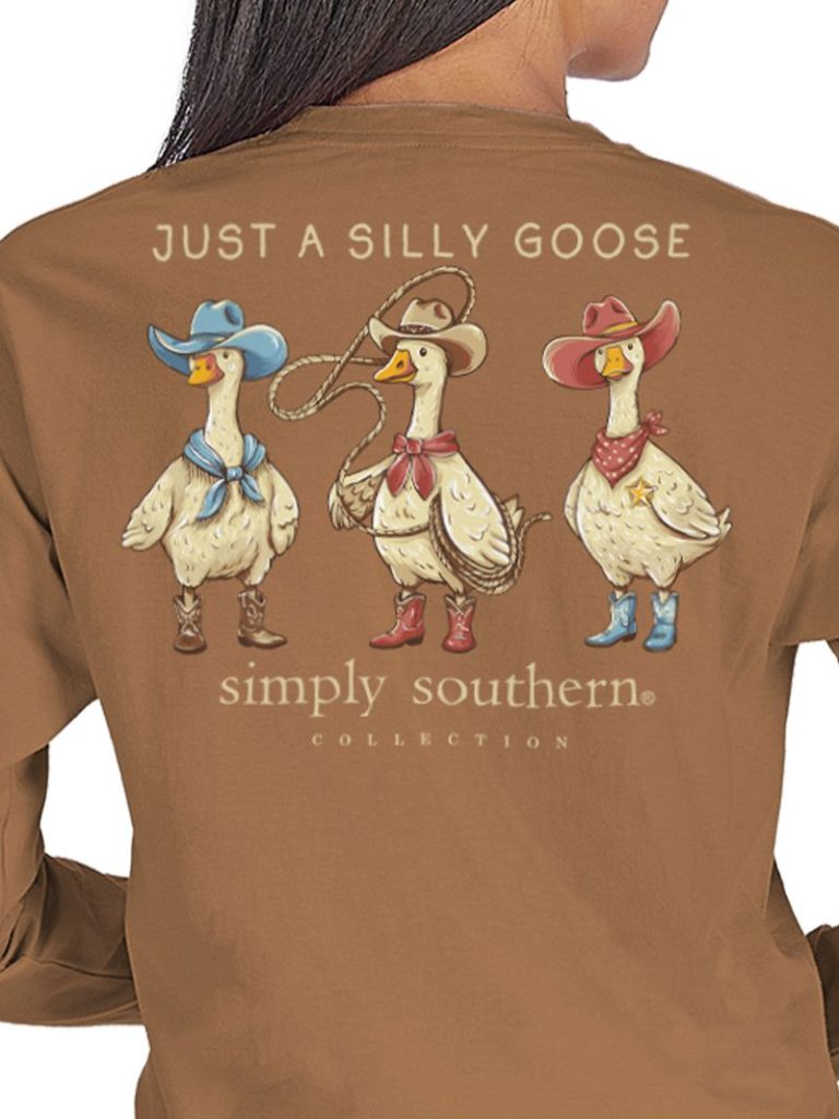 Simply Southern Youth Long Sleeve Goose Tee