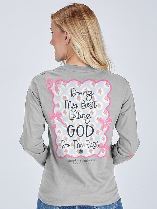 Simply Southern "Doing My Best" Long Sleeve Tee