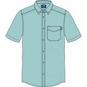 AFTCO Pastel Turquiose Palomar Tech Button Down