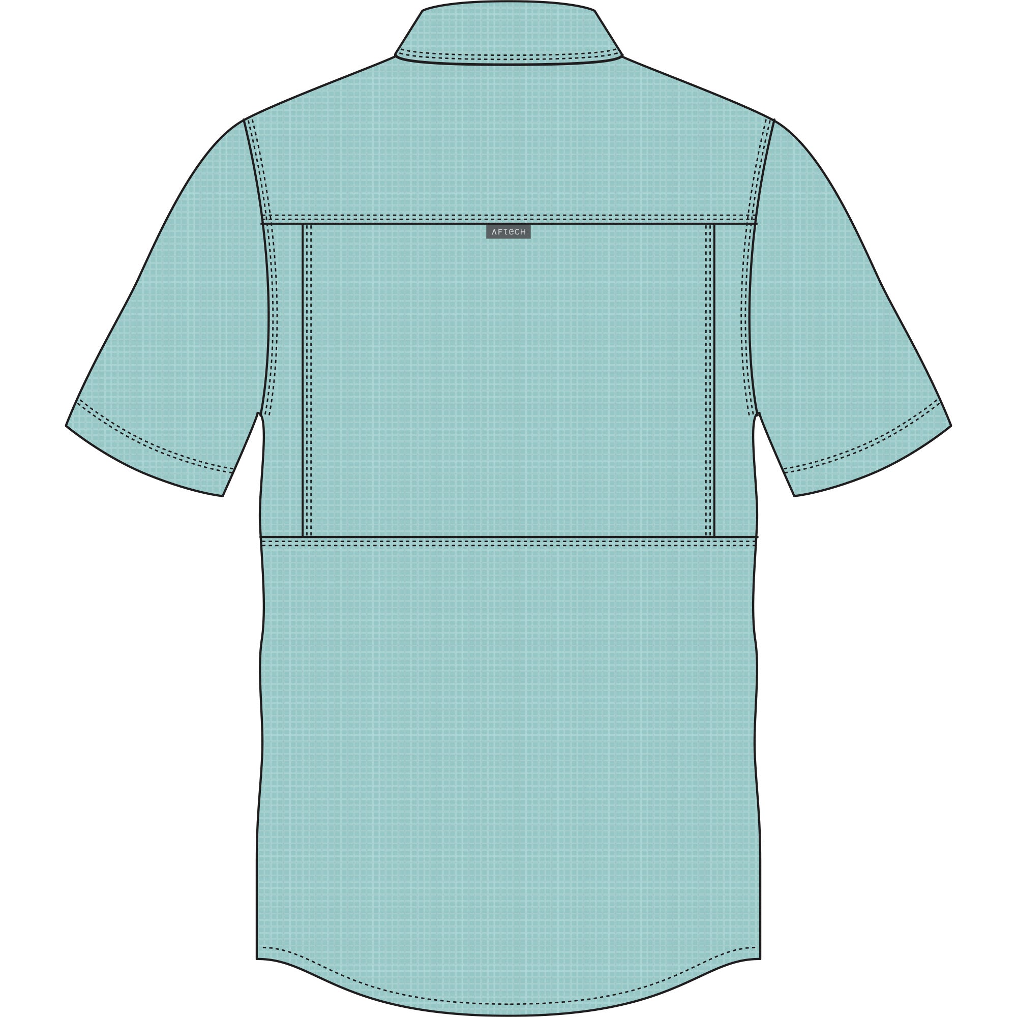 AFTCO Pastel Turquiose Palomar Tech Button Down