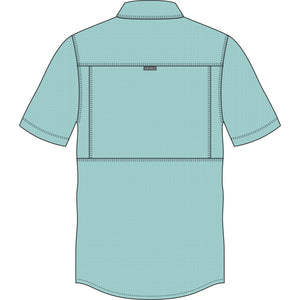 AFTCO Pastel Turquiose Palomar Tech Button Down