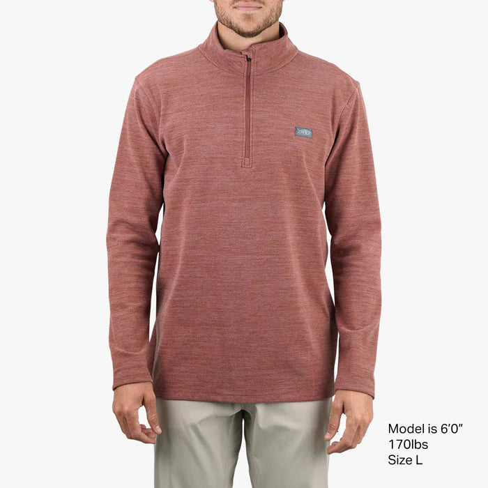 AFTCO Redwater Heather Coastal Layer Pullover