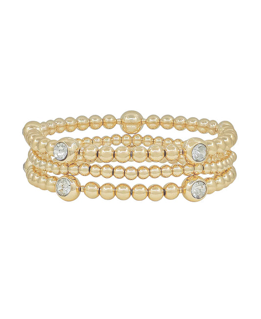 5mm CCB w/ Crystal Ball Bracelet