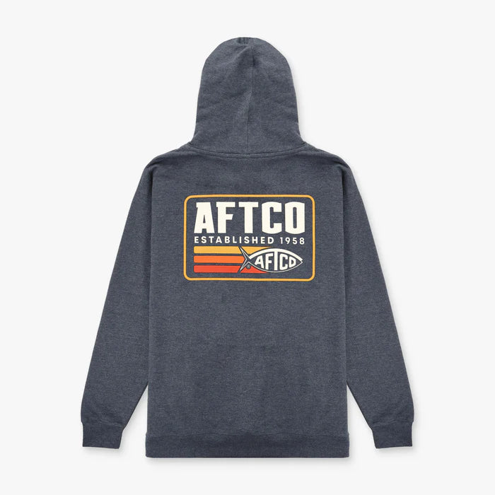 Aftco Strype Pull-over Hoodie, NVY H