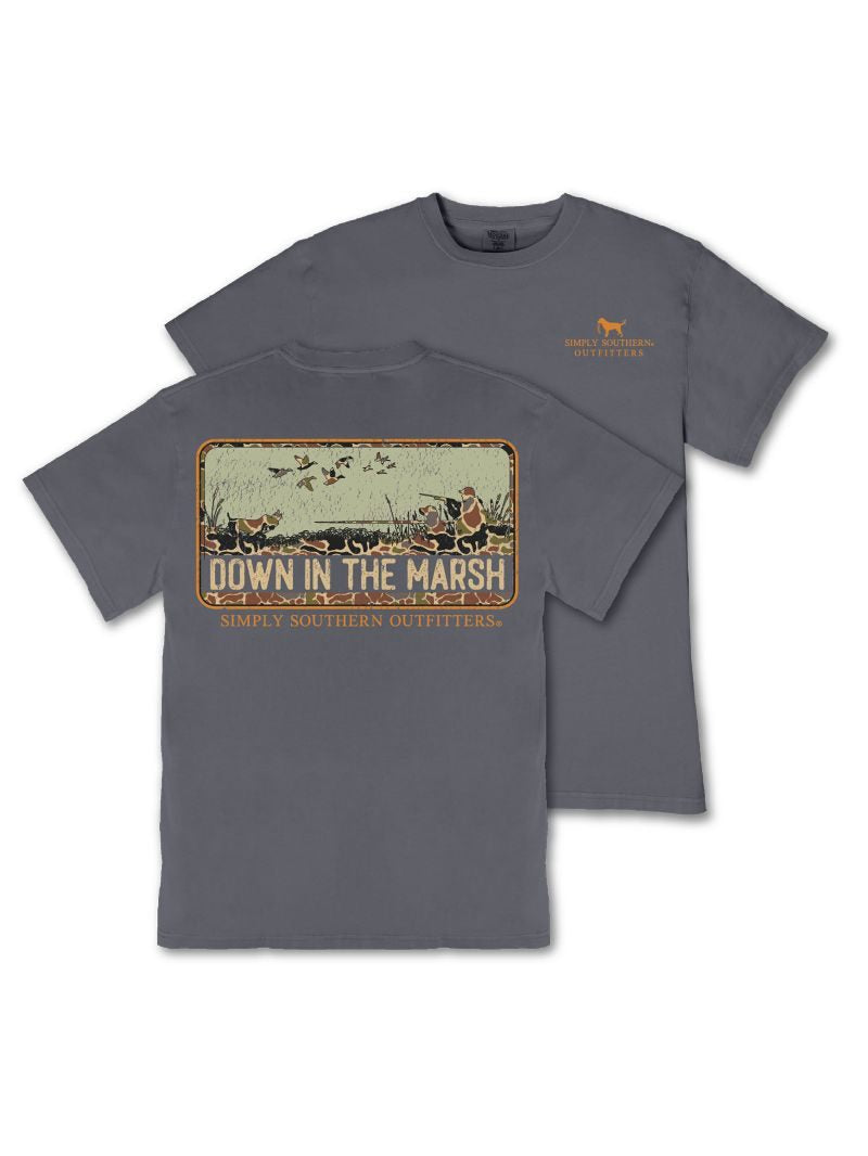 Simply Southern Men's Down in the Marsh Tee