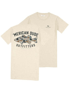 Simply Southern American Dude Camo Fish Tee