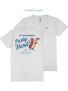 Simply Southern Party Hard Hotdog Tee