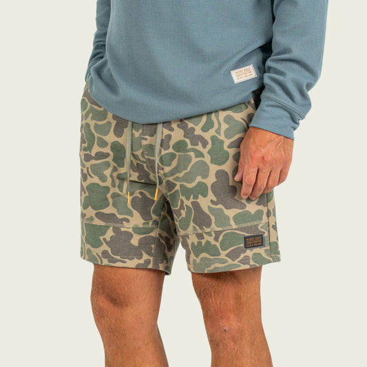 Marsh Wear Men's Green Mallard Camo Fireside Sweatshorts