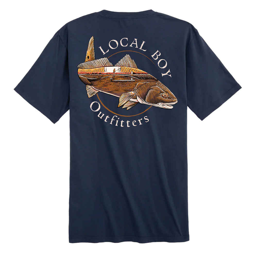 Local Boy Marsh Red ss Tee