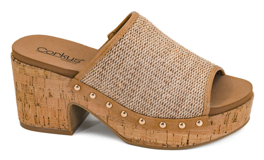 Corky's May I Help You in Honey Raffia