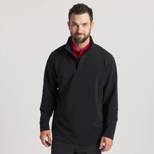Southern Marsh Black with Redd Canton Preformance Quarterzip