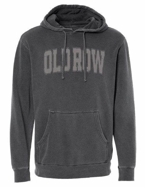 Old Row Black Vintage Pigment Dyed Hoodie