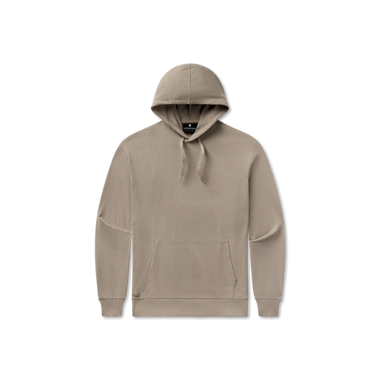 Southern Marsh Burnt Taupe Jasper Preformace Waffle Hoodie