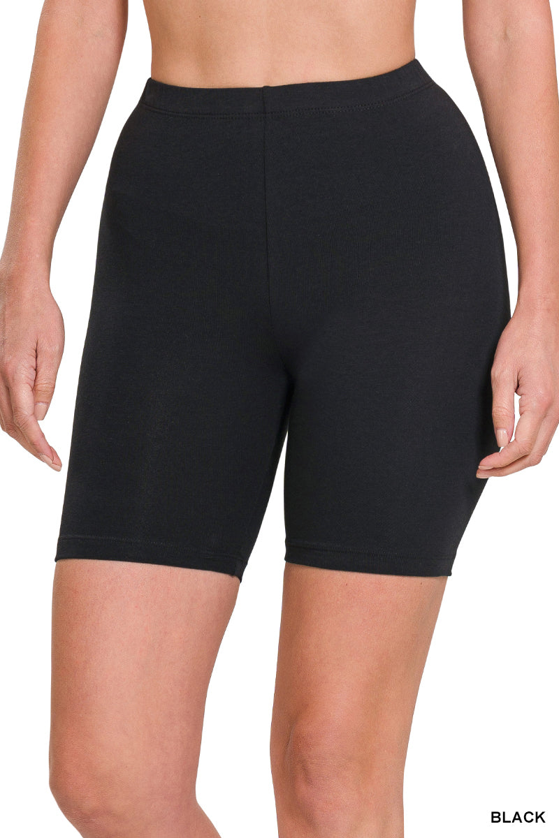 Black Biker Shorts