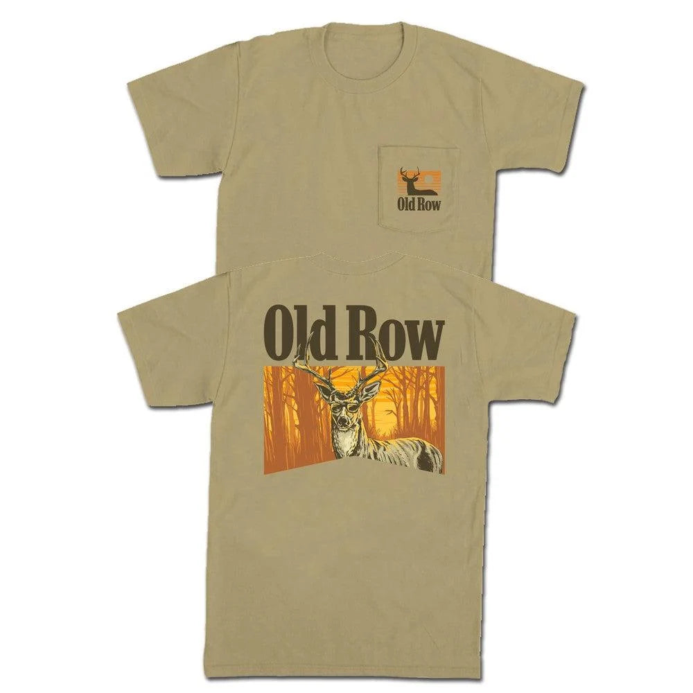 Old Row The Smoking Buck Pocket Tee
