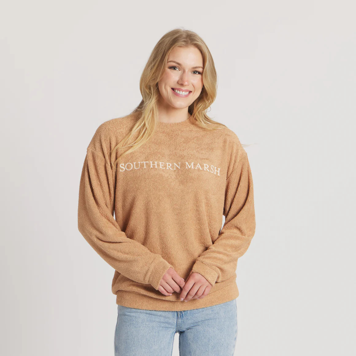 Southern Marsh Camel Tan Sunday Morning Sweater