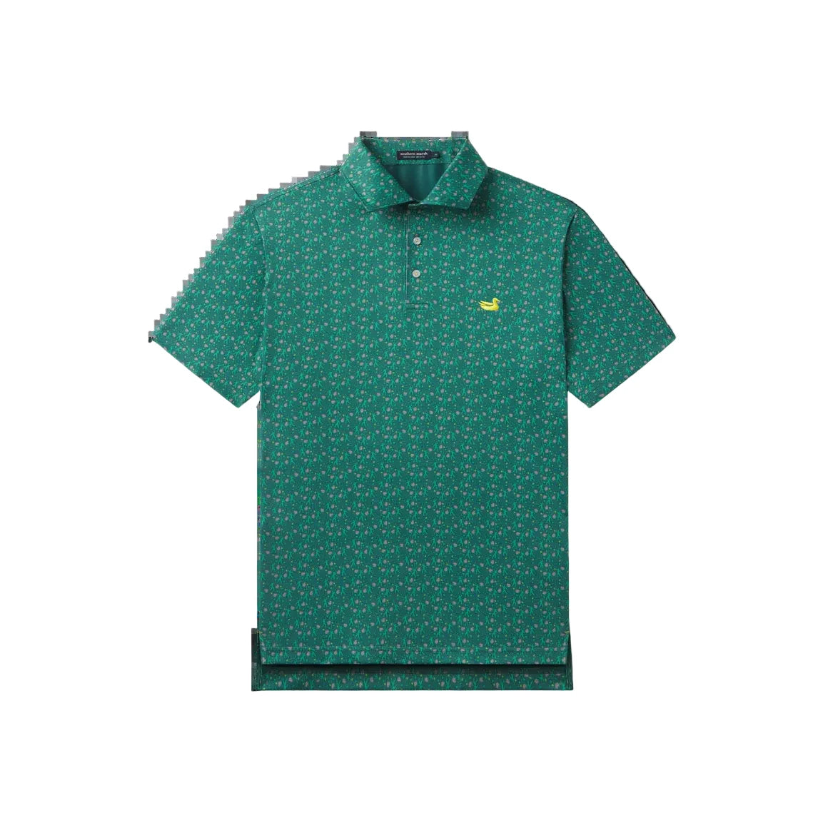 Flyline Performance Polo - Champions Green Print