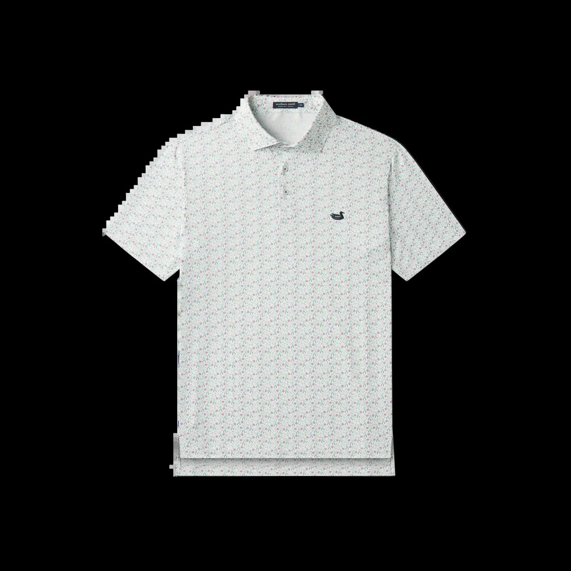 Flyline Performance Polo - Champions Green Print