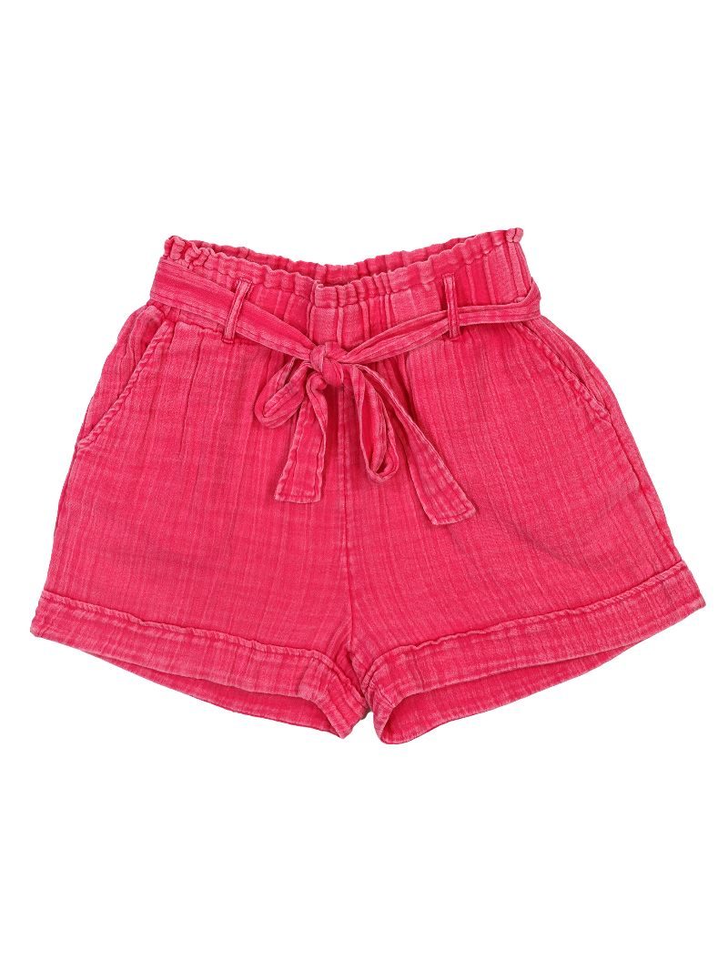 Simply Southern Hot Pink Gauze Shorts