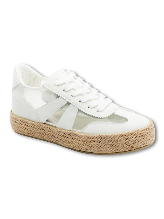 Simply Southern White and Clear Sneakers