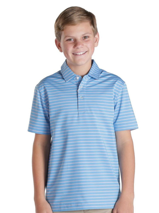 Simply Southern Youth Microstripe Polo