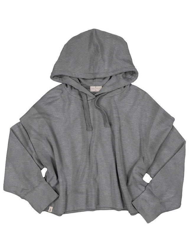 Simply Southern Grey Cropped Hoodie