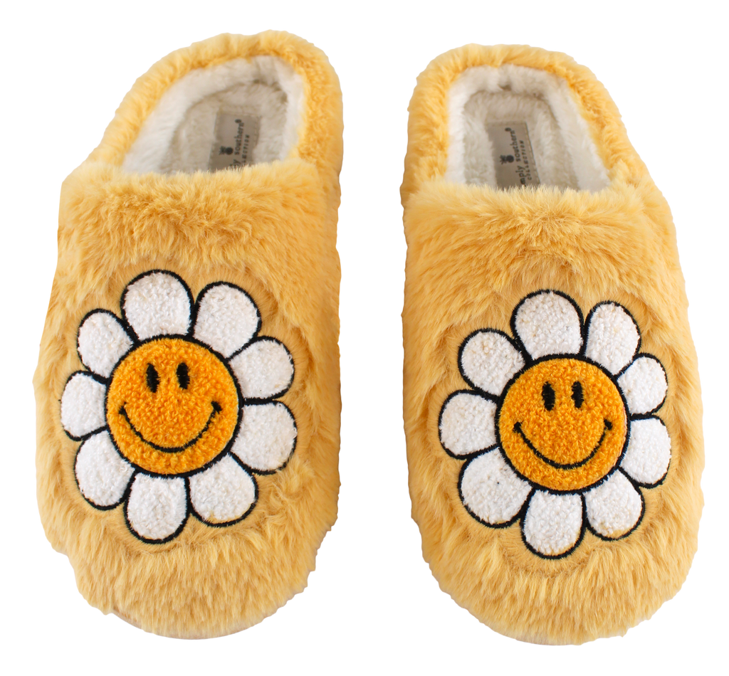 Simply Southern Yellow Flower Slippers