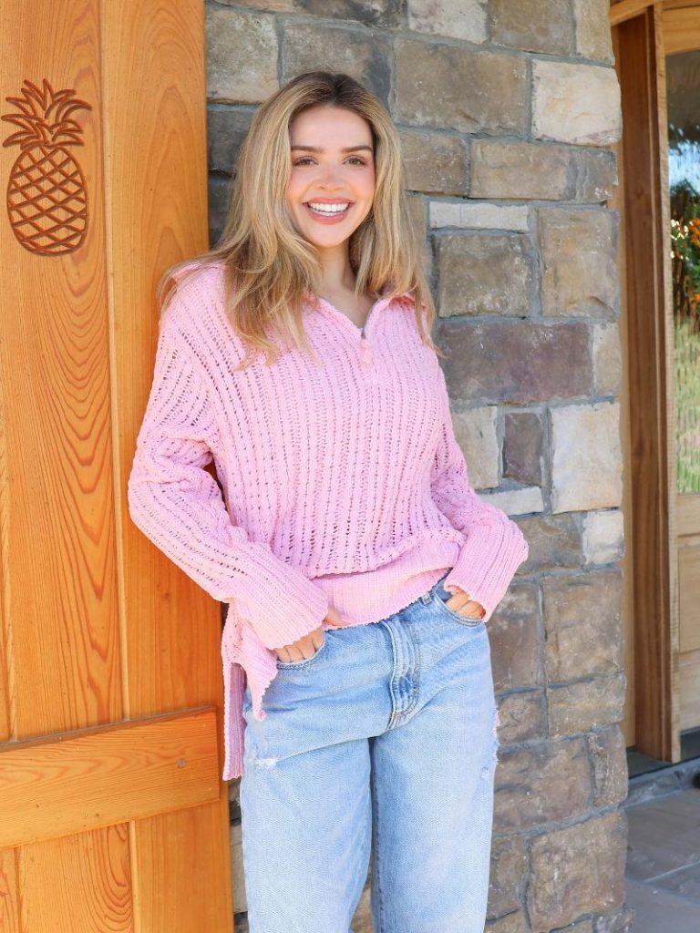 Simply Southern Candy Pink Soft Knit Sweater