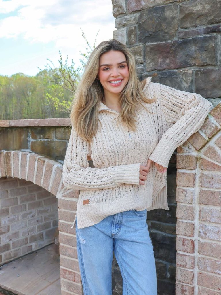 Simply Southern Sweater in Parch