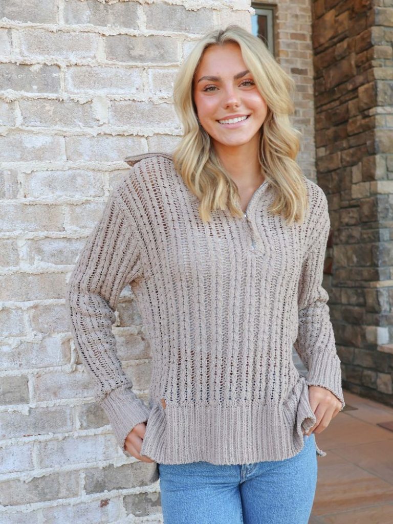 Simply Southern Sweater Soft Tan